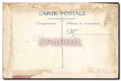 Marselha. A Praça das Armas — Arco do Triunfo Central — editor LV.A.C. n° 2533 — Verso