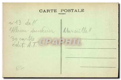 Marseille — Le Prophète e o Hotel de la Réserve — A.T. — Verso