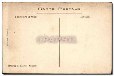 Marseille - Paleis van Justitie en Beeld van Berryer — Achterkant