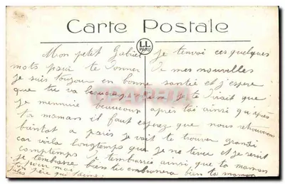 Marseille — Widok na Starej Przystani — LL — Rewers