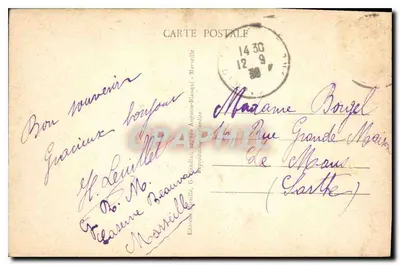Marseille — Far małej Maryi i wejście do portów — Mireille, nr 79 — Rewers