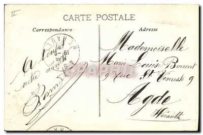 Marseille — Fontaine Cantini — Wydawca nieznany, nr seryjny 23 — Rewers