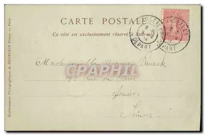 Marsella — La Bolsa y el Puerto Viejo — Dewachter Frères — Reverso
