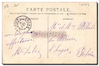 Marselha - A Praça dos Capuchinhos — Fototipo E. Lacour, n°649 — Verso