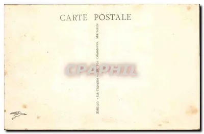 Marselha - O Castelo de If — editor La Cigogne, 18 rue Glandeves — Verso