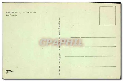 Marseille — La Coruicbe — Wydawnictwo „La Cigogne" — Rewers