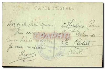 MARSEILLE - Pałac Longchamp (motyw główny) L.R. — Rewers