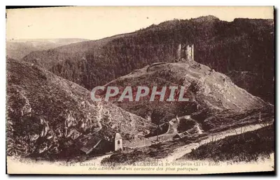 Valléuzd y la capilla - Cantal - Sitio admirable de un carácter de los más poéticos (siglo XIV)