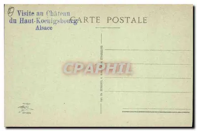 Hohkönigsbourg - Krypta — wydawca Mangout, nr 16 — Rewers