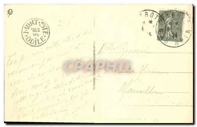 Mont-St-Odile (wys. 763 m) — Wielka Kwatera — wydawca nieznany, nr 41 — Rewers