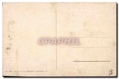 Colmar — Monumento a Auguste Ratholdi — editor Hartmann, n° 512 — Verso