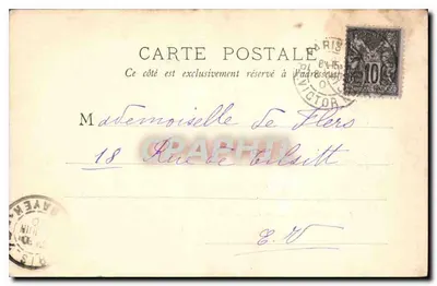 Arco do Triunfo do Carrousel — Paris — editor não identificado, número de série não visível — Verso