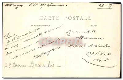 Parigi - Fontana Carpeaux - Avenue de l'Observatoire — Verso