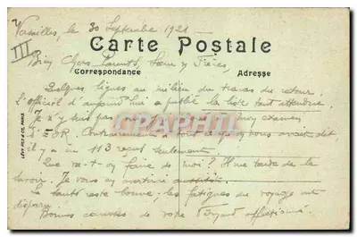 Paris — Die Ruinen der Bastille — LL — Rückseite