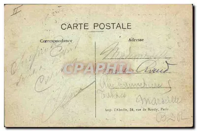 Parijs — Boulevard Bonne Nouvelle — Imp. L'Abeille, 54, rue de Bondy, Parijs — Achterkant