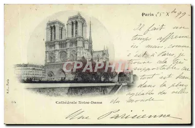 Catedral de Nossa Senhora de Paris — Paris — B.R., Paris, n° 64
