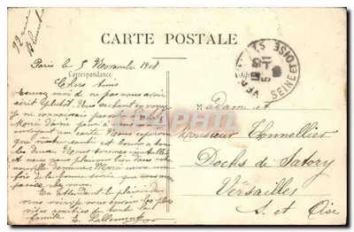 Paryż — Most Alexandre III — P. Marmuse, Paryż — Rewers