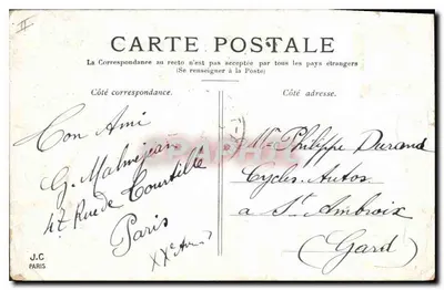 PARIS — Kolumna Vendôme — J.C. Paris — Rewers