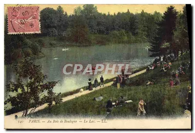 Paryż — W Bois de Boulogne — Jezioro — LL. — n°140