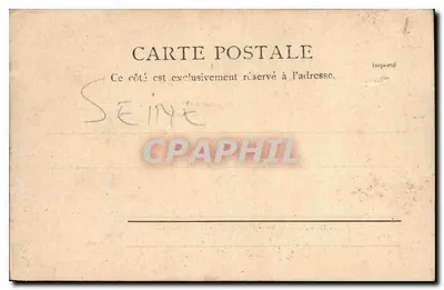 La Madeleine — Paryż — R. & J. D. 10618 — Rewers