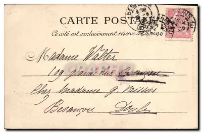 Paryż — Kolumnada Louwru — L. J. & Cie, Augsburg, Paryż — Rewers