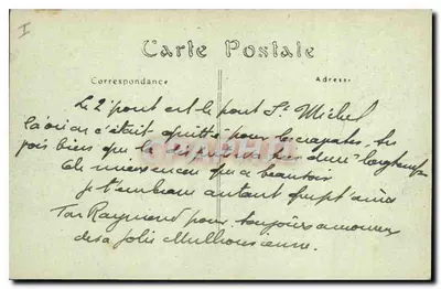 Paryż — panorama Cité, widok z Louvru — n°53 — Rewers