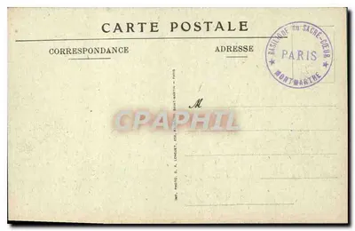 Basílica do Sagrado Coração de Montmartre — Capela São Miguel — Joana d'Arc por Fagel — N° 20 — Verso