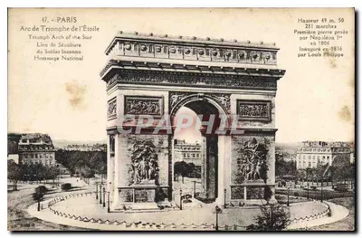 Paris - Arco da Vitória da Estrela — fototipia L'Abrie, n°47