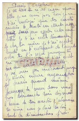 Paris - Arco da Vitória da Estrela — fototipia L'Abrie, n°47 — Verso