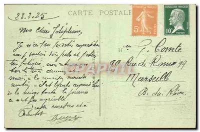 Paris - The Louvre, the Arc de Triomphe du Carrousel and the Gambetta Monument - A.P. 420 — Back