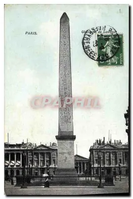 Paryż — Obelisk Luksor — wydawca nieznany, numer seryjny nie widoczny