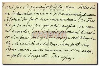 Paris — Panorama de la Place de la Concorde — A. P. n° 437 — Verso