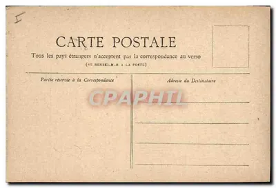 PARIS — O Hotel de Ville — Coleção Petit Journal — Verso