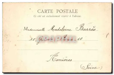 Ponte Alexandre III — Paris — B.F. Paris n°32 — Verso