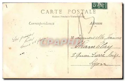 Paris — Torre Saint-Jacques — Editor não identificado, n° de série 61 — Verso