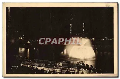 Fontaine Lumineuse — Międzynarodowa Wystawa Sztuki Dekoracyjnej, Paryż 1925 — Wydawnictwo YVON