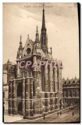 Paris, A Santa Capela — vista do edifício — editor N. Pha, n° 42