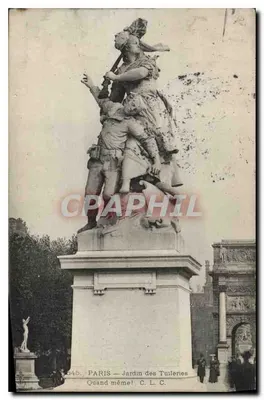 Paryż — Jardin Tuileries — Quand même! C. L. C.