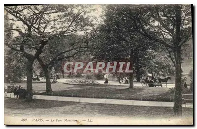 PARYŻ — Park Montsouris — LL. n°402