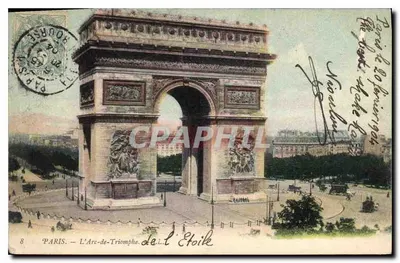 Paris — O Arco do Triunfo — Del'Étoile
