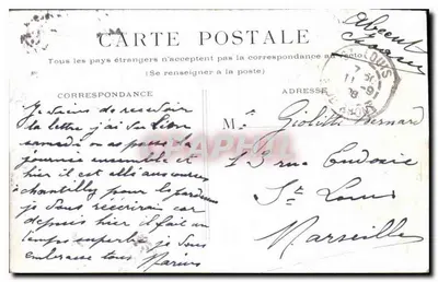 Praça Saint-Germain-l'Auxerrois — Paris — editor não identificado — Verso