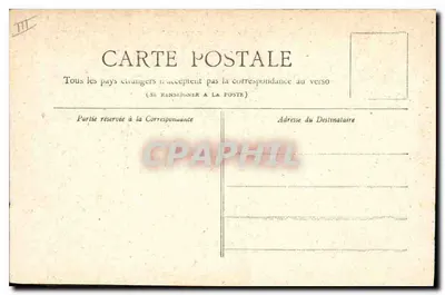 Paryż — Pomnik Gambetta — Kolekcja Petit Journal — Rewers