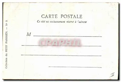 Paryż — Pomnik Étienne Doleta — Zbiór Petit Parisien, N° 3 — Rewers