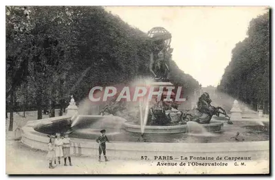 Paryż — Fontanna Carpeaux — Aleja Obserwatorium — C.M.