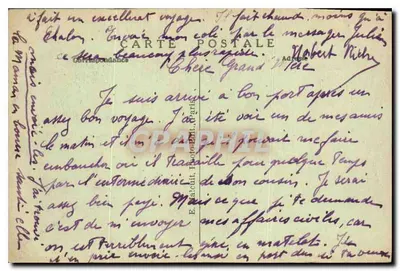 Paryż — Ogólny widok mostu i placu Concordii — E. M. n° 5065 — Rewers