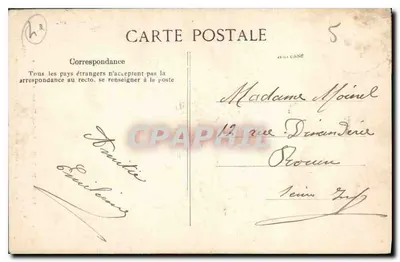 PARIS — Katedra Notre-Dame (fasada) — Wydawca E.D. nr 4519 — Rewers