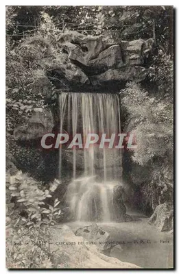 Cascades w Parku Montsouris - Paryż - P. P. C. - Paryż