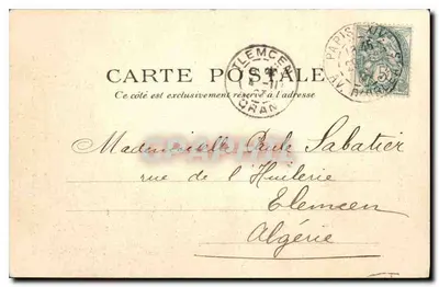 Paryż — Fontanna Świętego Michała — C. Paris, wydawca — Rewers