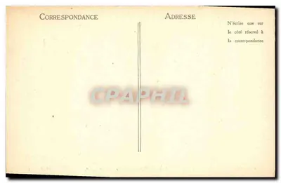 Paryż — Dom zwany domem Franciszka I — Série B.P. 1320 (223 ND) — Rewers