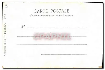 Parijs — De Place de la République — Collectie Petit Parisien, N° 5 — Achterkant